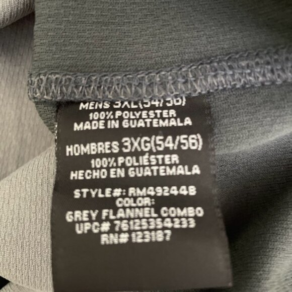 Starter Dri-Star T-Shirts L/S Lot of 2 Men’s 3XL (54/56) Gray/Black & Gray - Picture 11 of 11